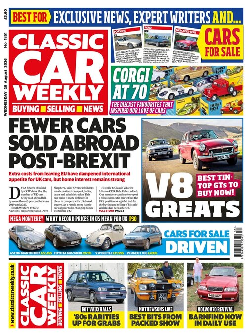 Cover image for Classic Car Weekly